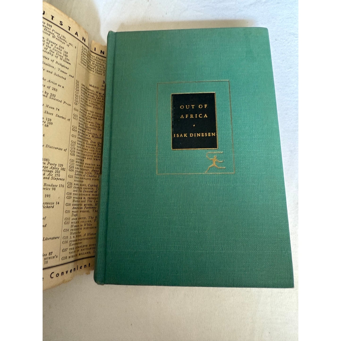 Out of Africa - Isak Dinesen - With Dust Jacket - 1952 - Hardcover