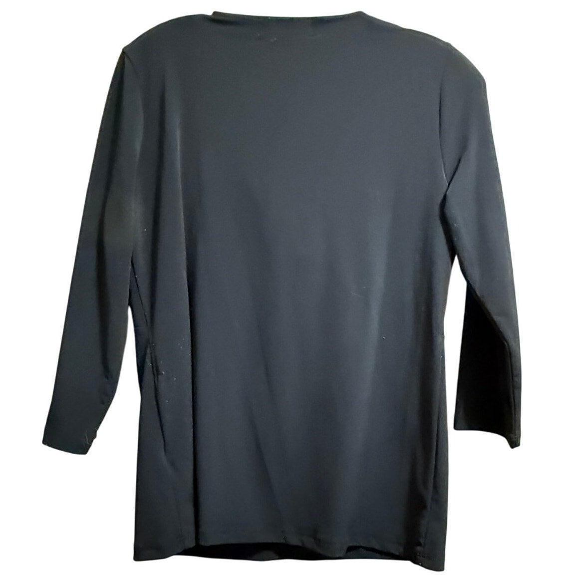 Michael by Michael Kors Black Long Sleeve Blouse  - Size Medium