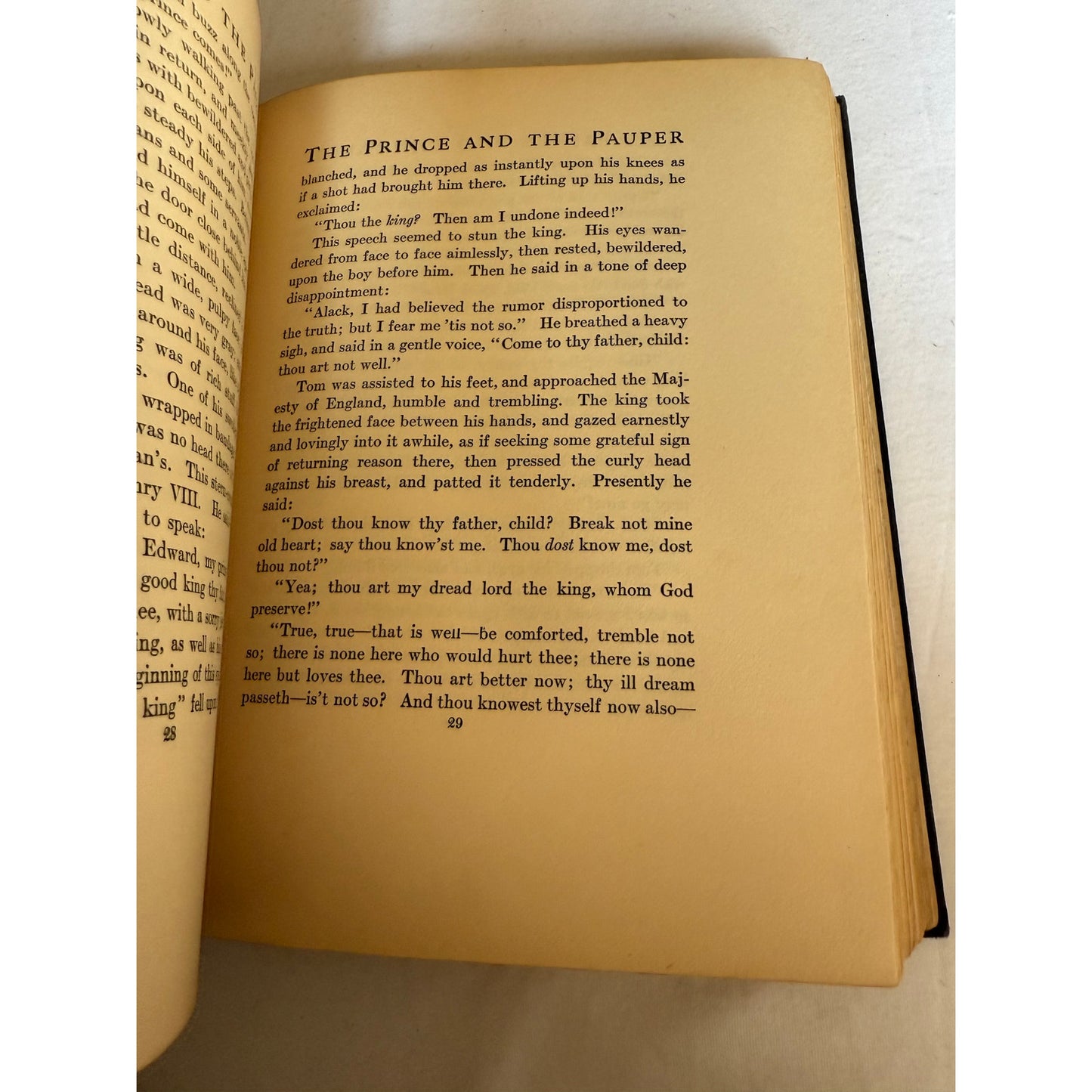 Antique 1909 - The Prince & The Pauper - Mark Twain - Illustrated - Hardcover