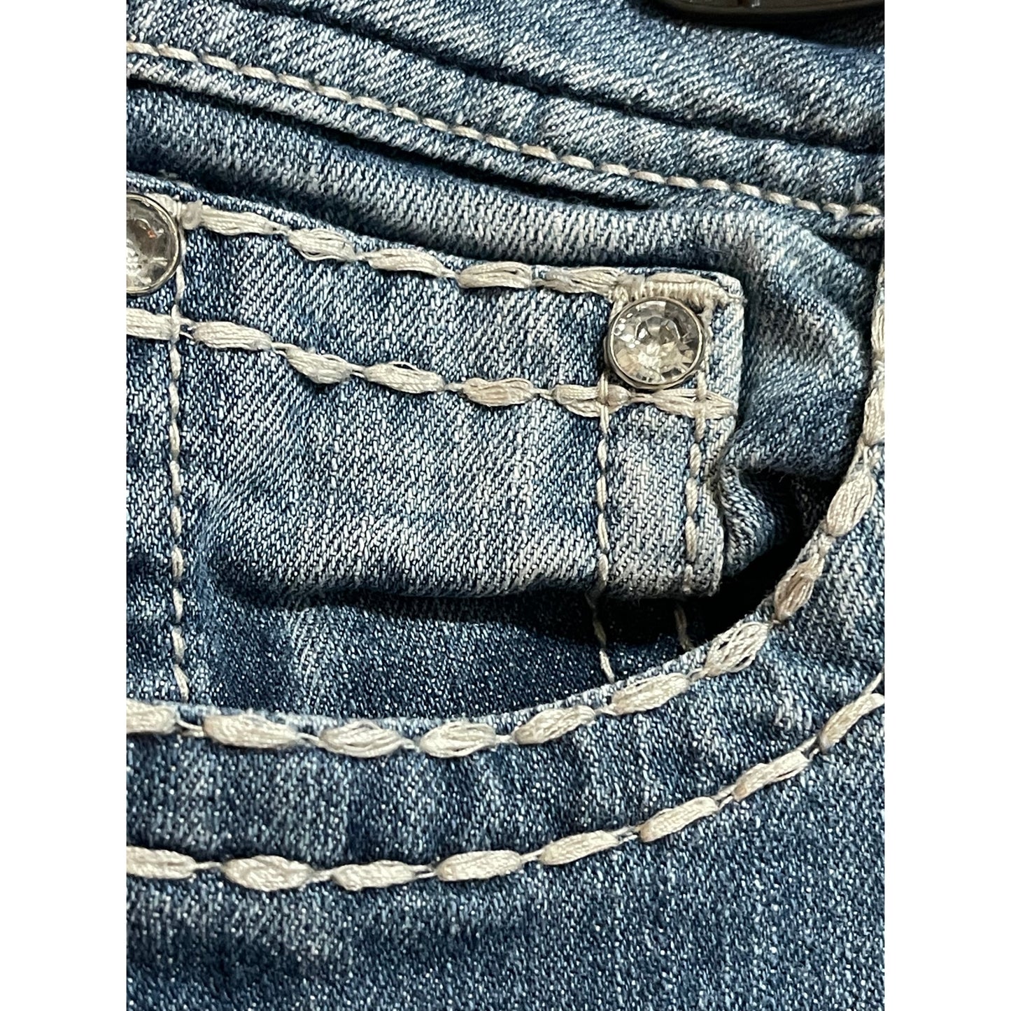 Suko Jeans Size 8 Embellished Straight Leg Jeans - Y2K