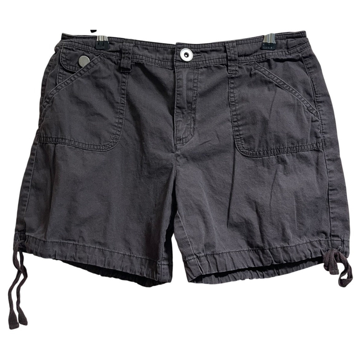 Khakis & Co Brown Size 6 Women's Shorts - Button & Zip Closure