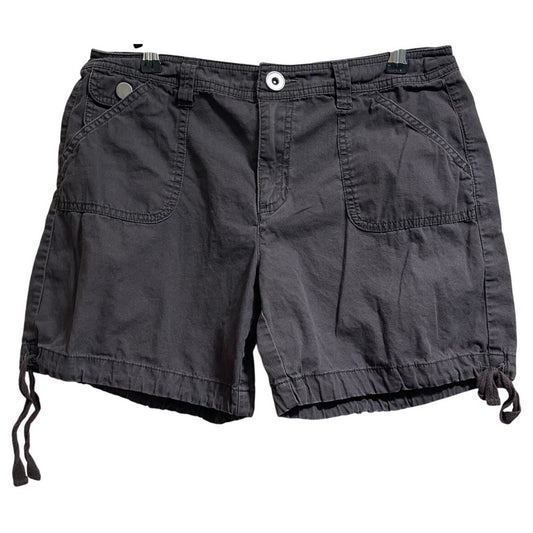 Khakis & Co Brown Size 6 Women's Shorts - Button & Zip Closure