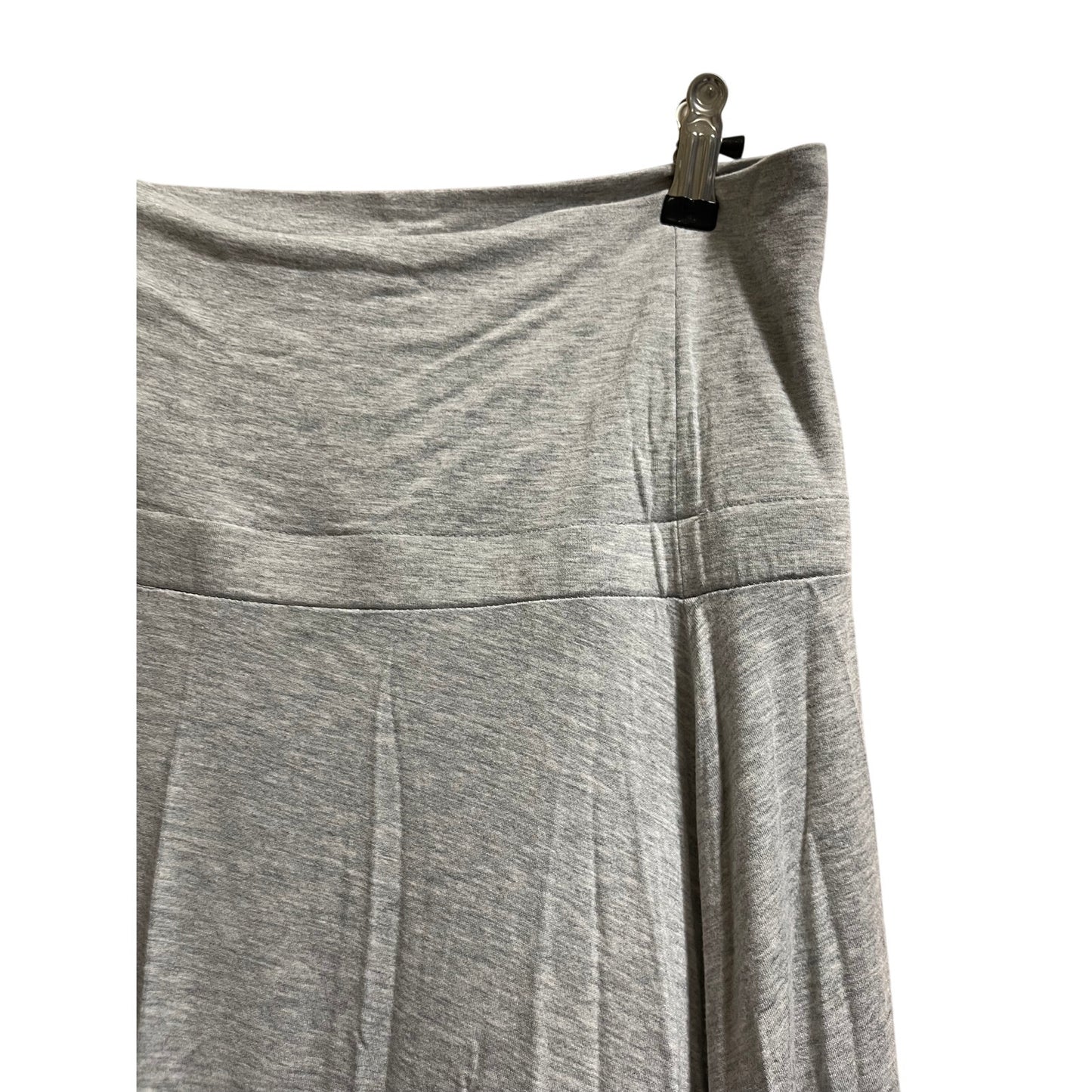 Lord & Taylor Light Gray Strapless Halter Maxi Dress - Small