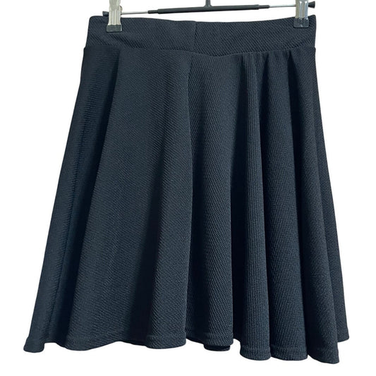 New Mix Size Small Black Casual Pleated Tennis Type Skirt