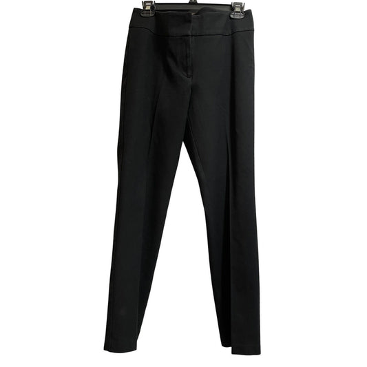 Chico's Size 10 Black Straight Dress Pants - Front Pleat