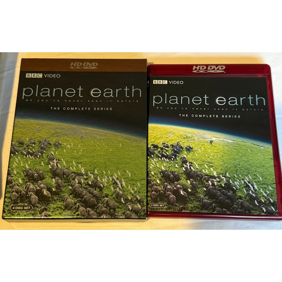 Planet Earth The Complete Series HD DVD 4 Disc Set Narrated David Attenborough