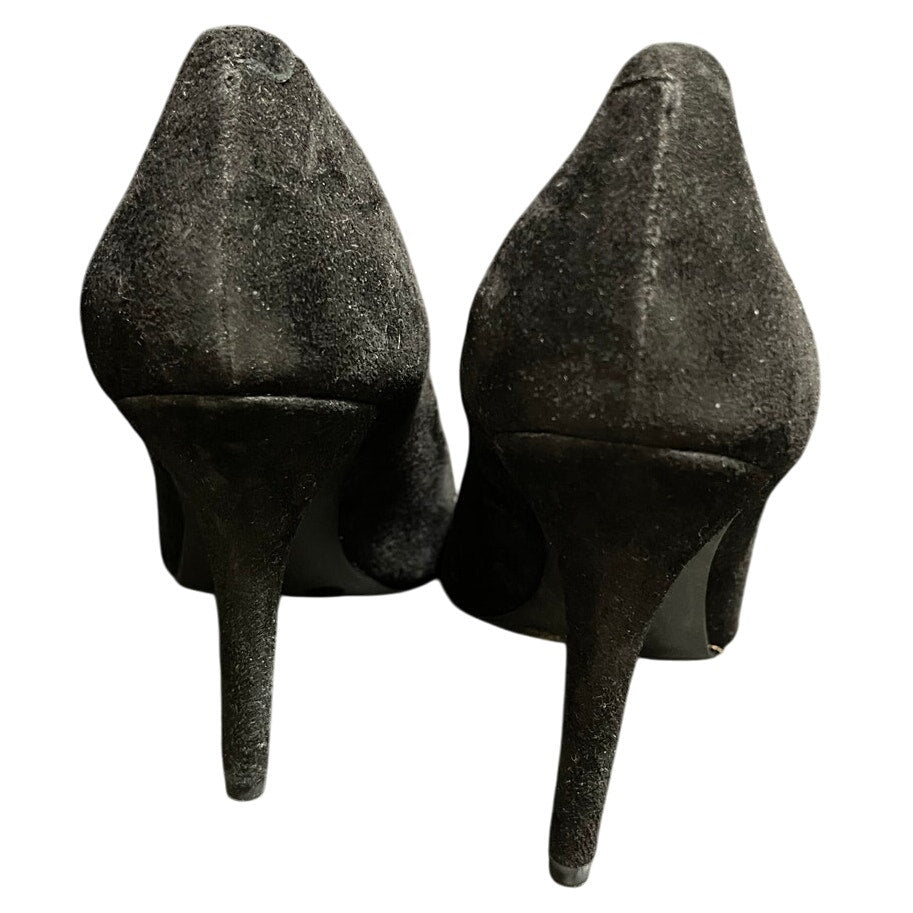 INC International Concepts Black Velvet Heels - Size 7 - NEW IN BOX