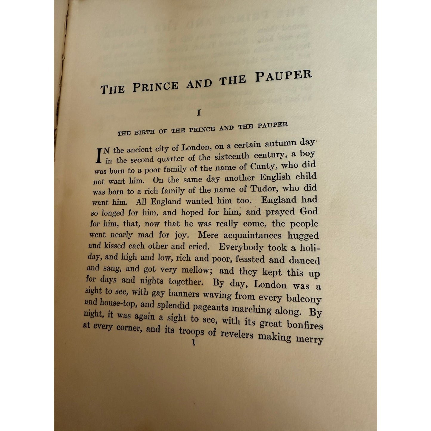 Antique 1909 - The Prince & The Pauper - Mark Twain - Illustrated - Hardcover