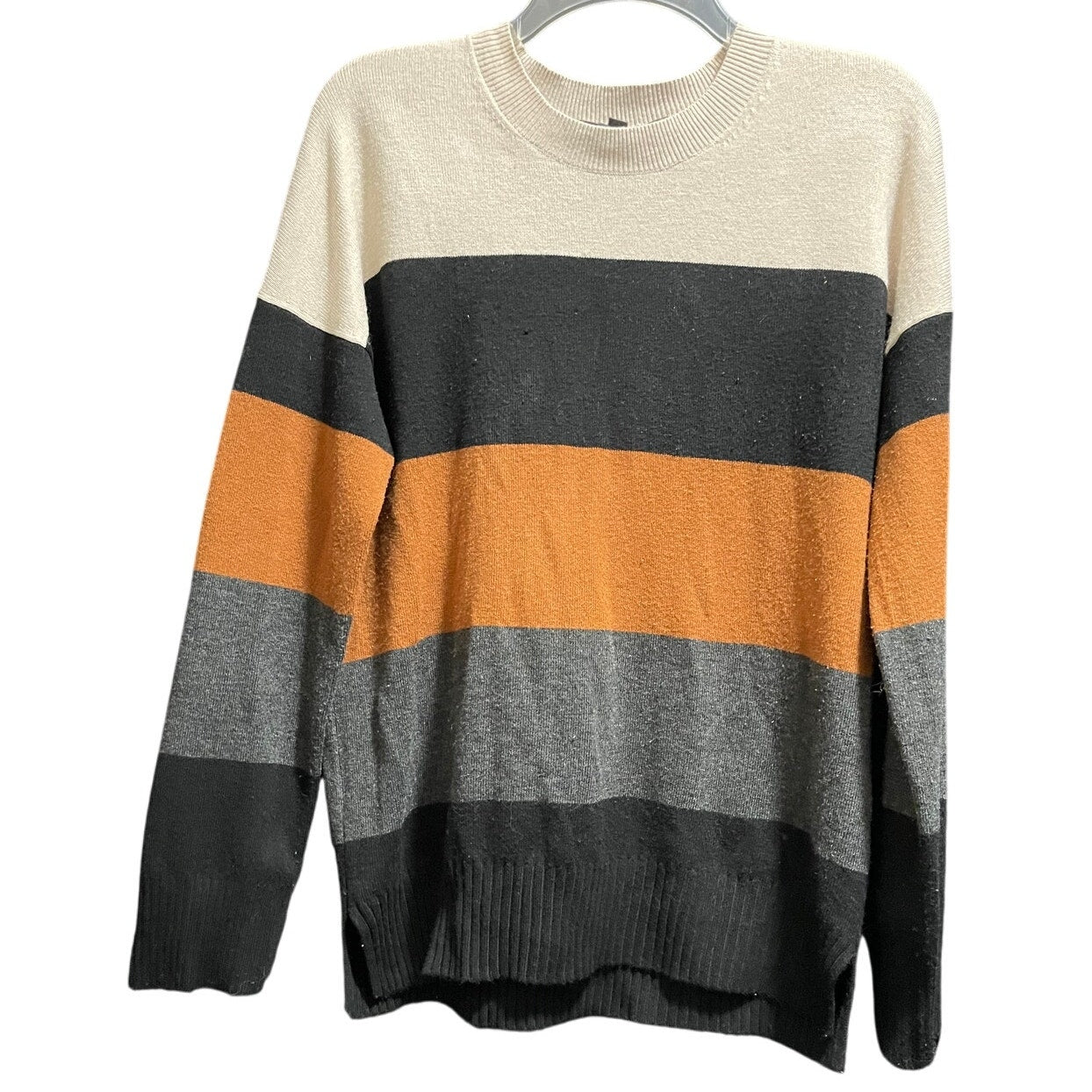 French Connection Men's Size Small Striped Color Block Sweater