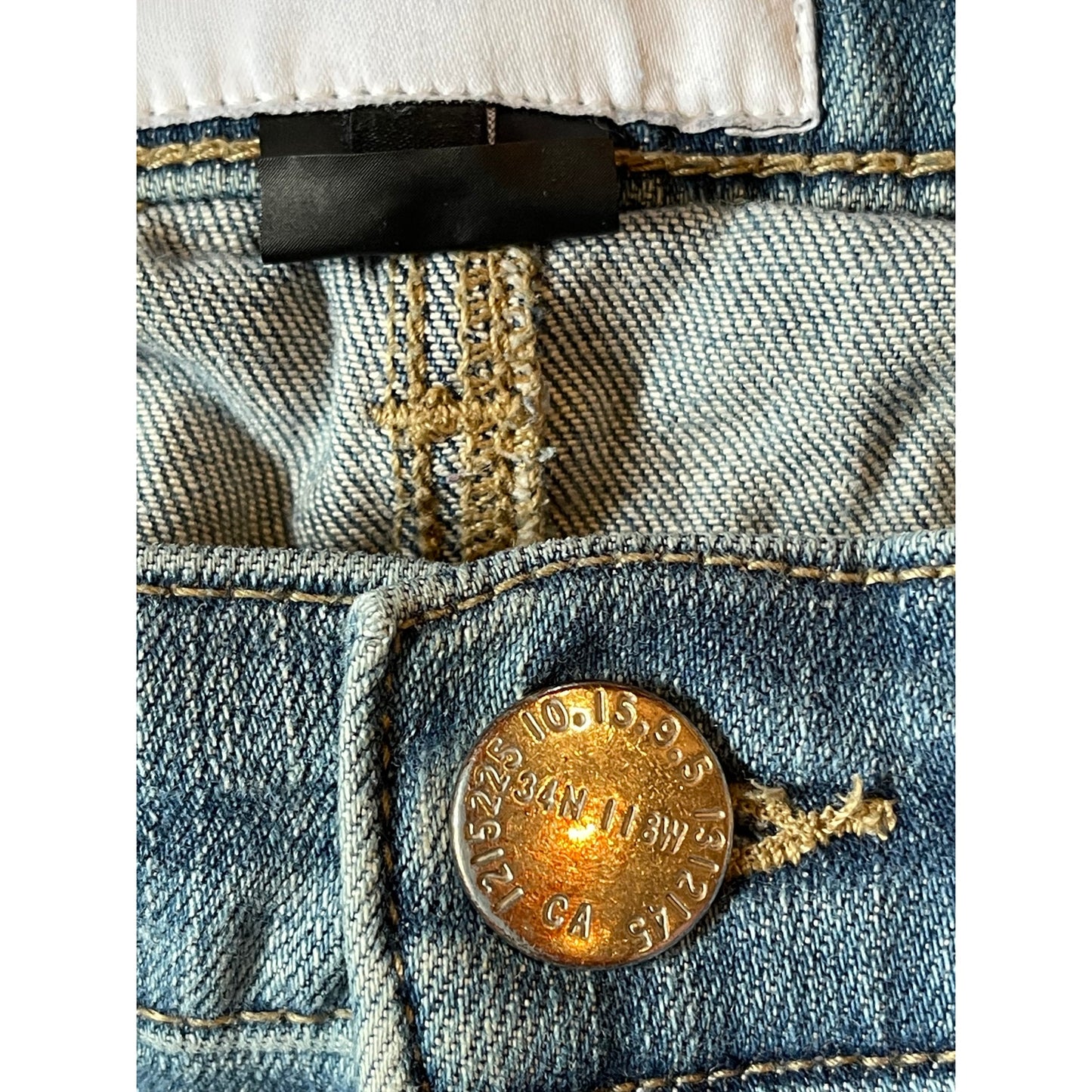 Current / Elliott Women's Size 29 Medium Wash Distressed Blue Jeans