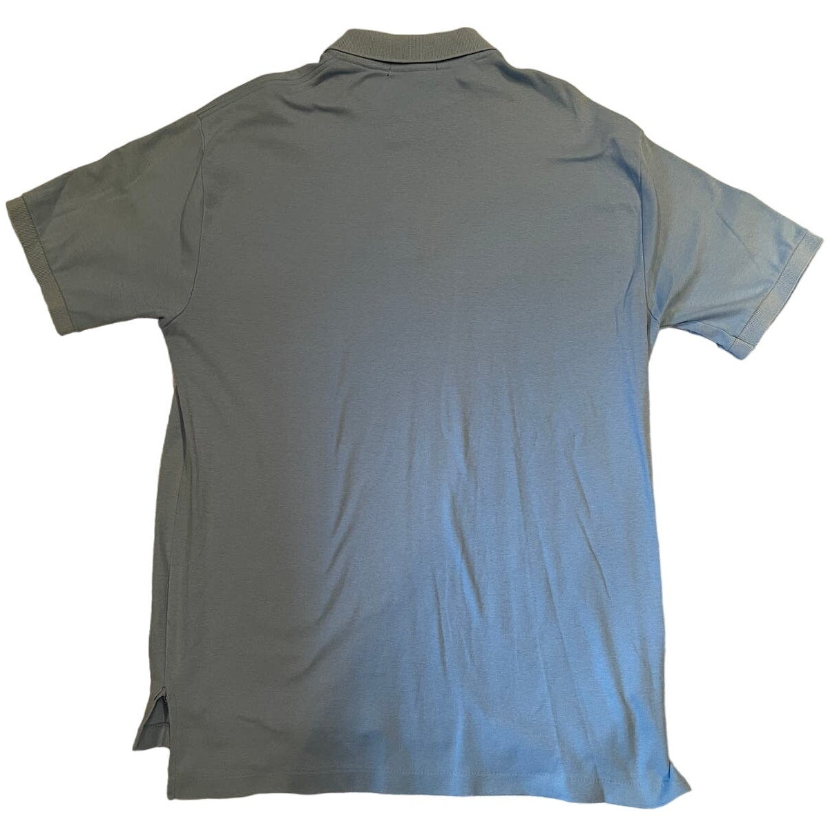 Vintage 90s Studio Chesterfield 100% Cotton Baby Blue Polo Shirt Mens Size Large