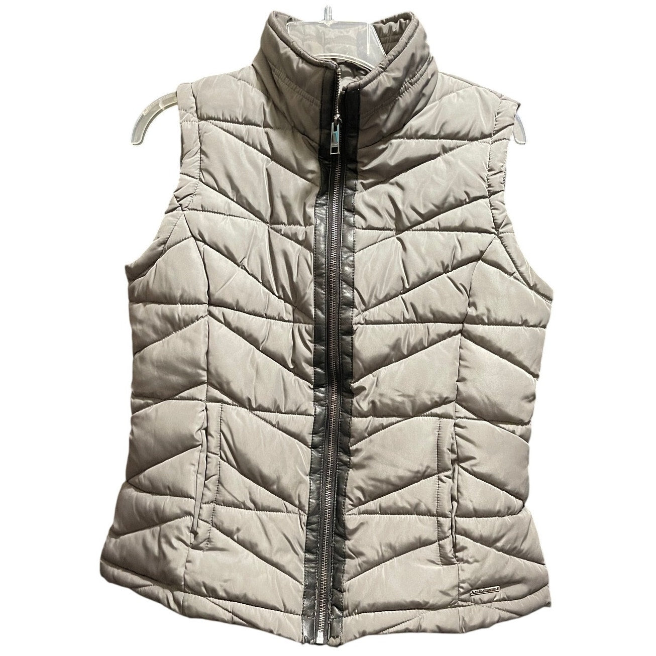 Marc New York Performance Gray / Greenish Puffer Vest - Women's Medium
