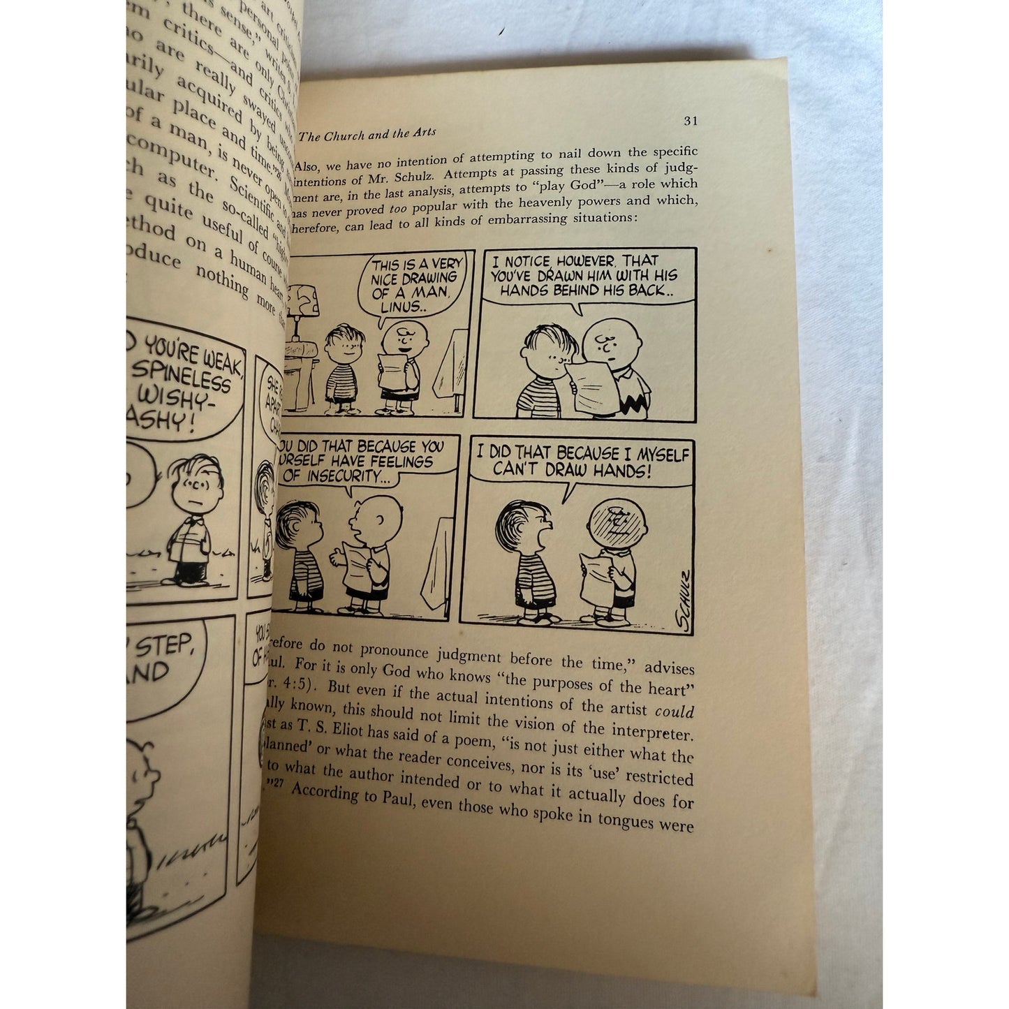 The Gospel According to Peanuts 1965 (8th Printing) Charles Schulz Paperback