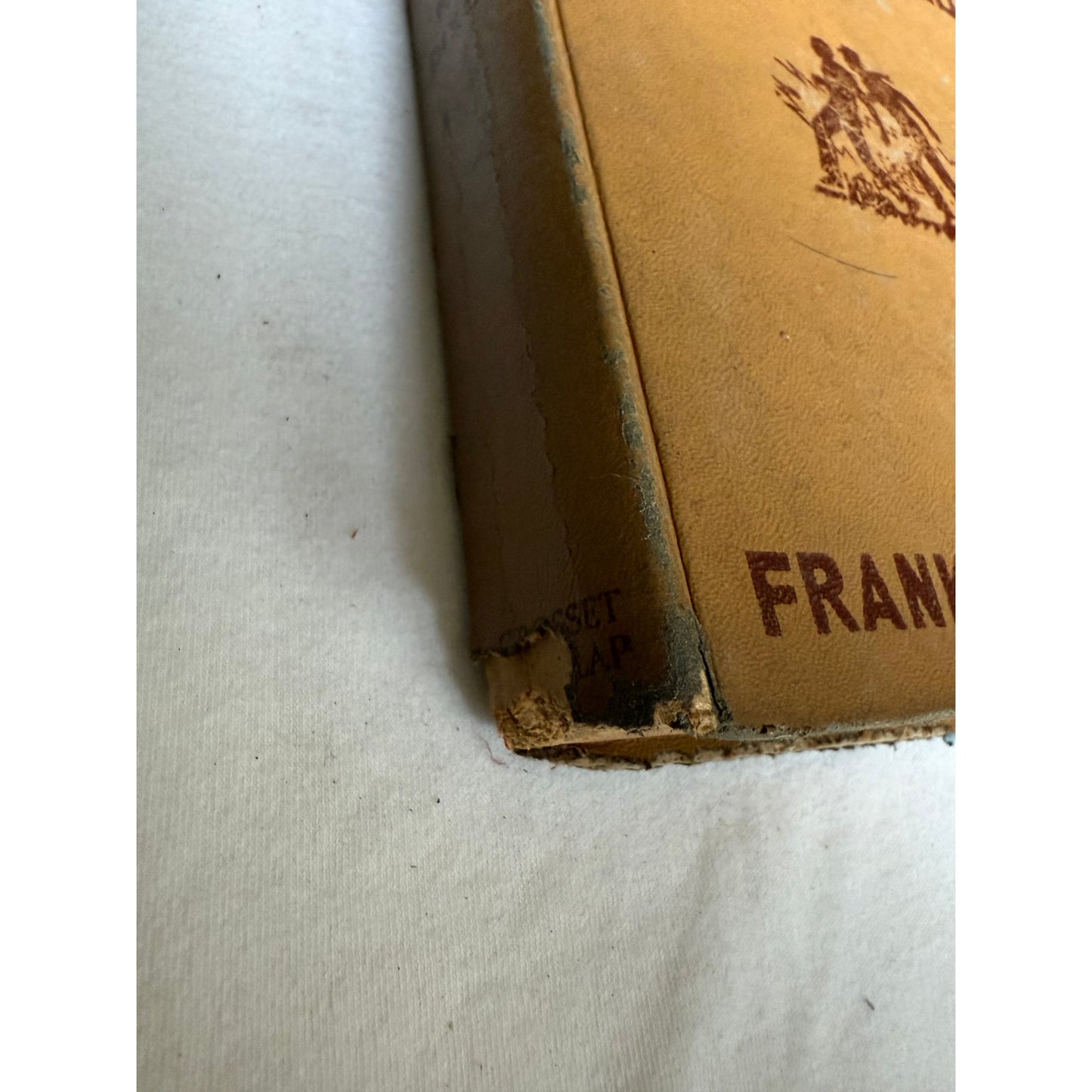 The Hardy Boys - Hunting for Hidden Gold - Franklin W. Dixon 1928 Tan Hardcover