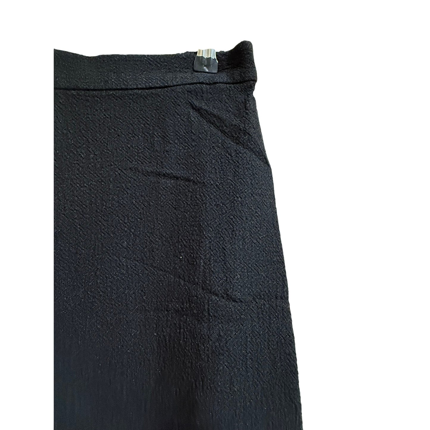 Eileen Fisher Black Zip Closure Maxi Skirt - Size Small