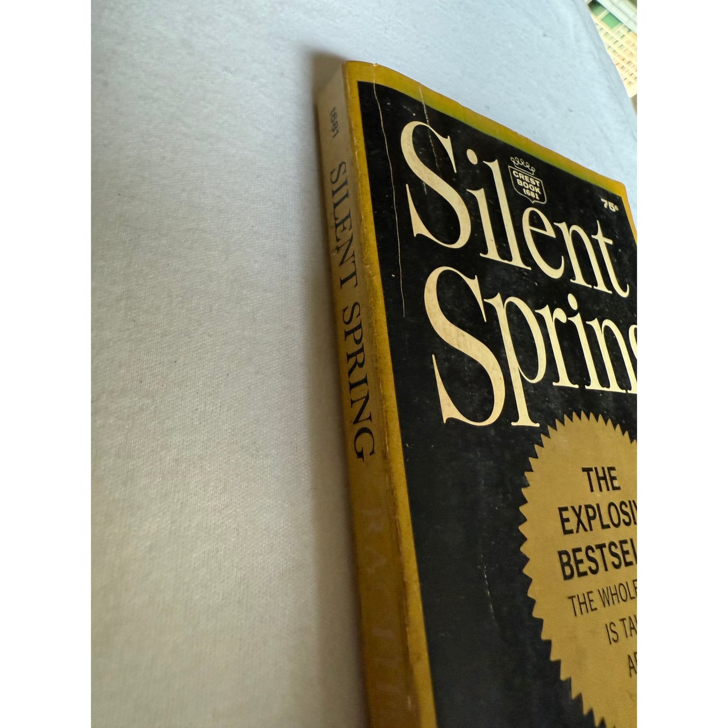 Silent Spring - Rachel Carson - 1964 Crest 1st Printing - Paperback