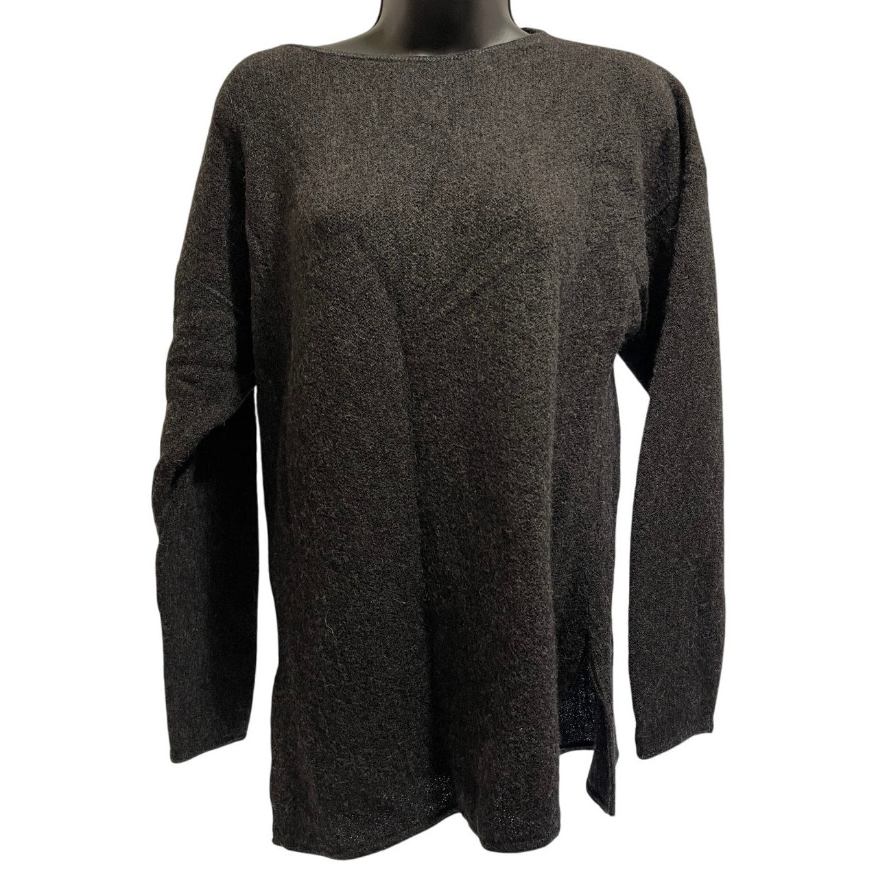 Vintage Peruvian Connection 100% Alpaca Gray Sweater - Size Small