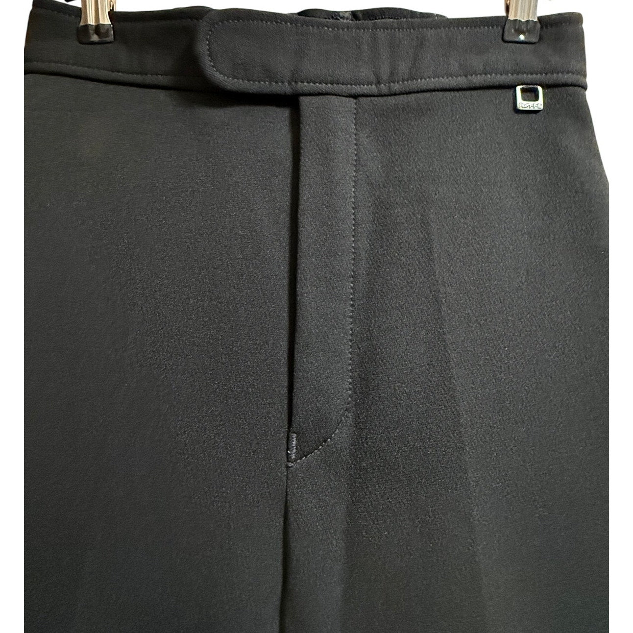 Vintage 90s Roffe Black Lined Snow Pants - Size 10 Long - Women's