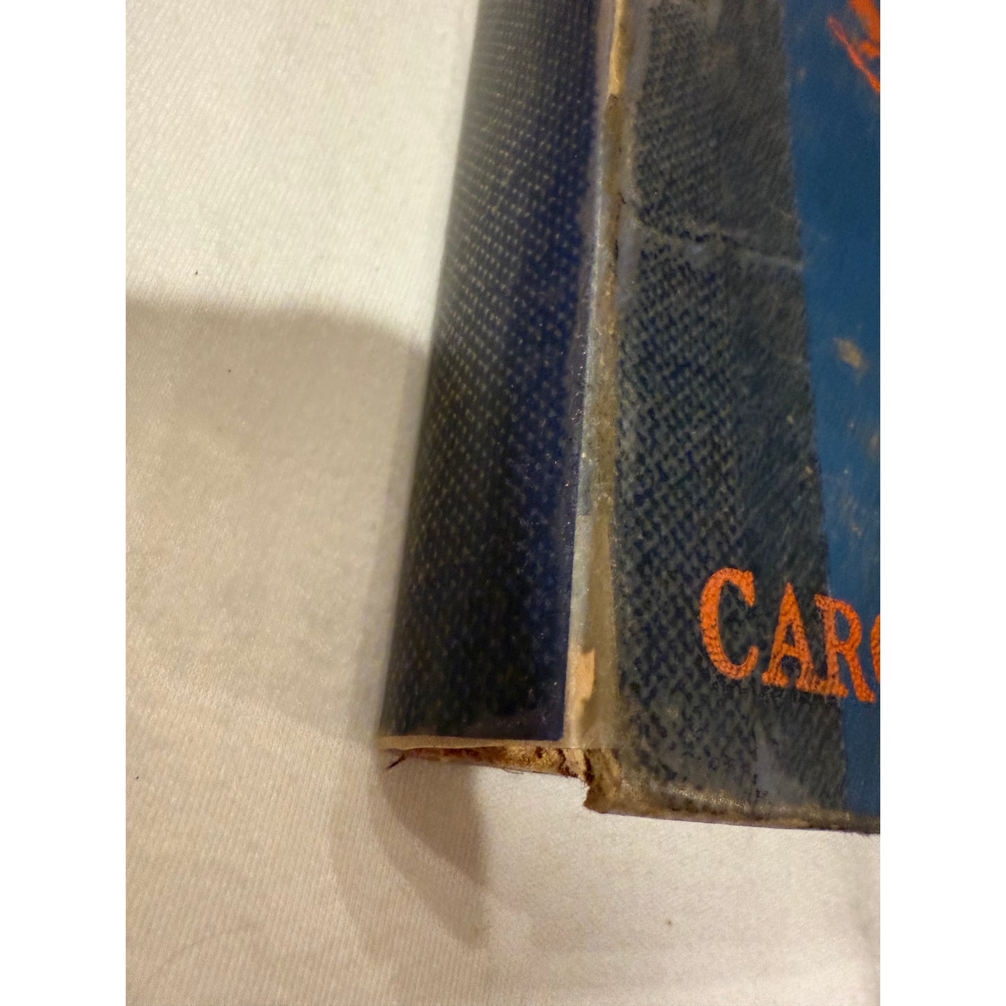 Nancy Drew - The Clue In The Crumbling Wall - Blue Tweed - 1945 - Hardcover