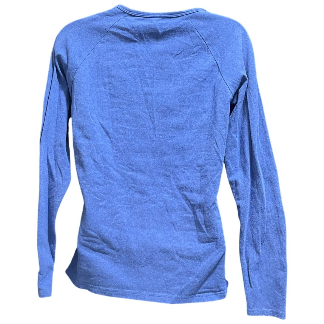 Reebok New York Giants White & Blue Long Sleeve T-Shirt