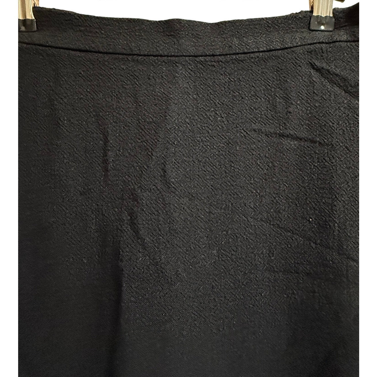 Eileen Fisher Black Zip Closure Maxi Skirt - Size Small