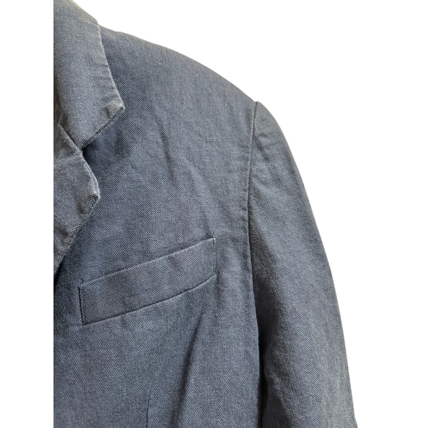 Vintage GAP Blazer - Linen & Cotton Blend - Blue