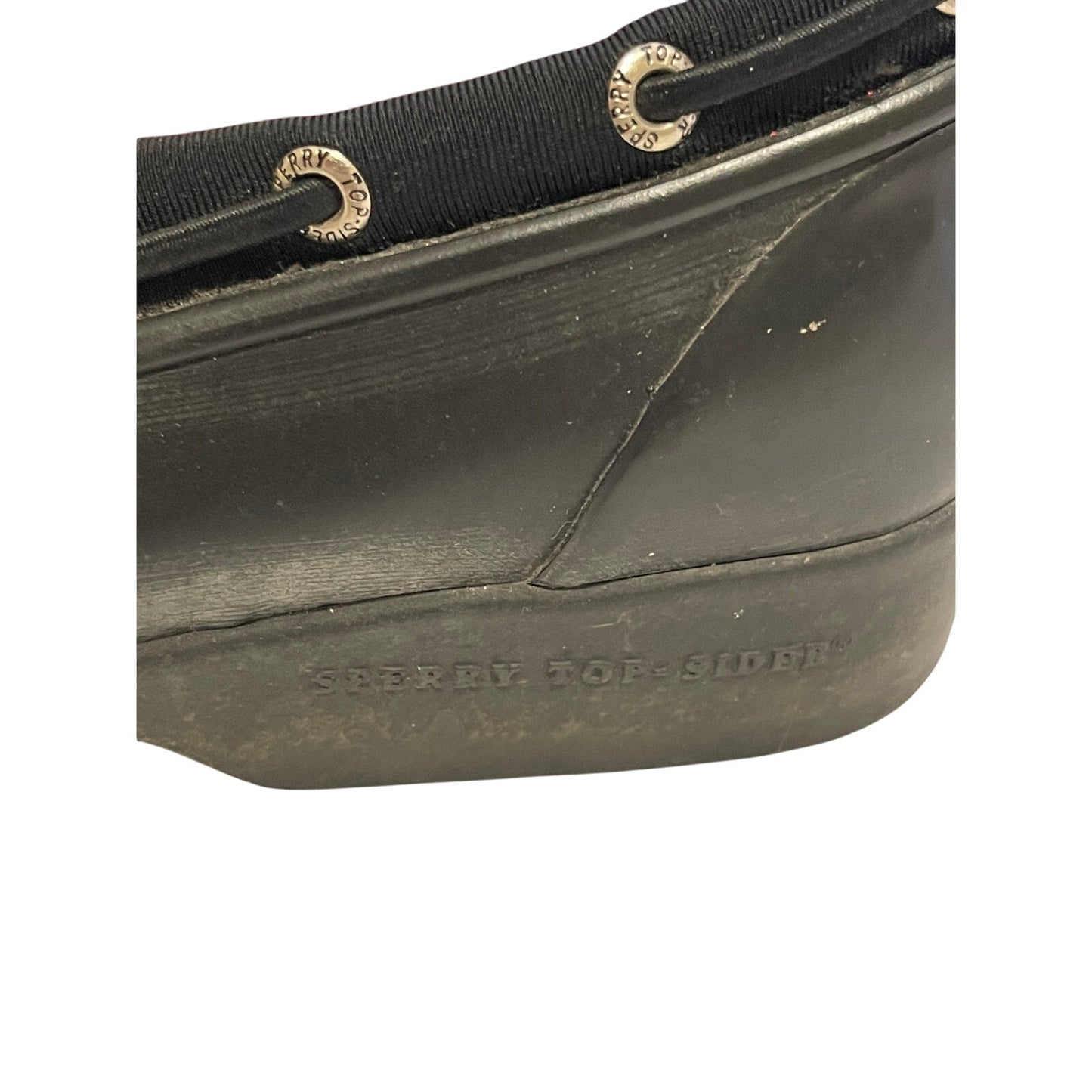 Women’s Sperry Black Waterproof Slip-on Wedge Boots- Size 9M