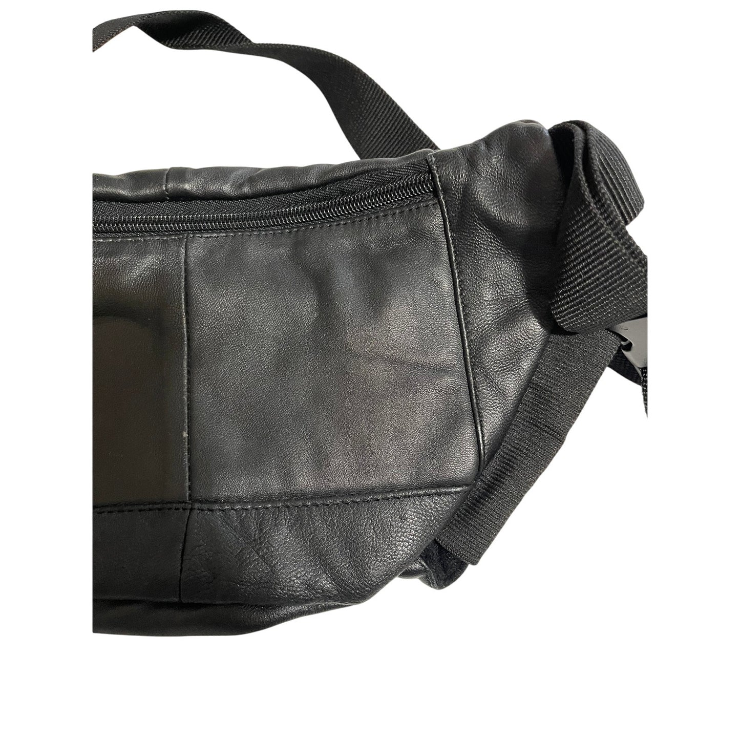 Travelon Black Unisex Fanny Pack - Multi Pocket - Adjustable Waist