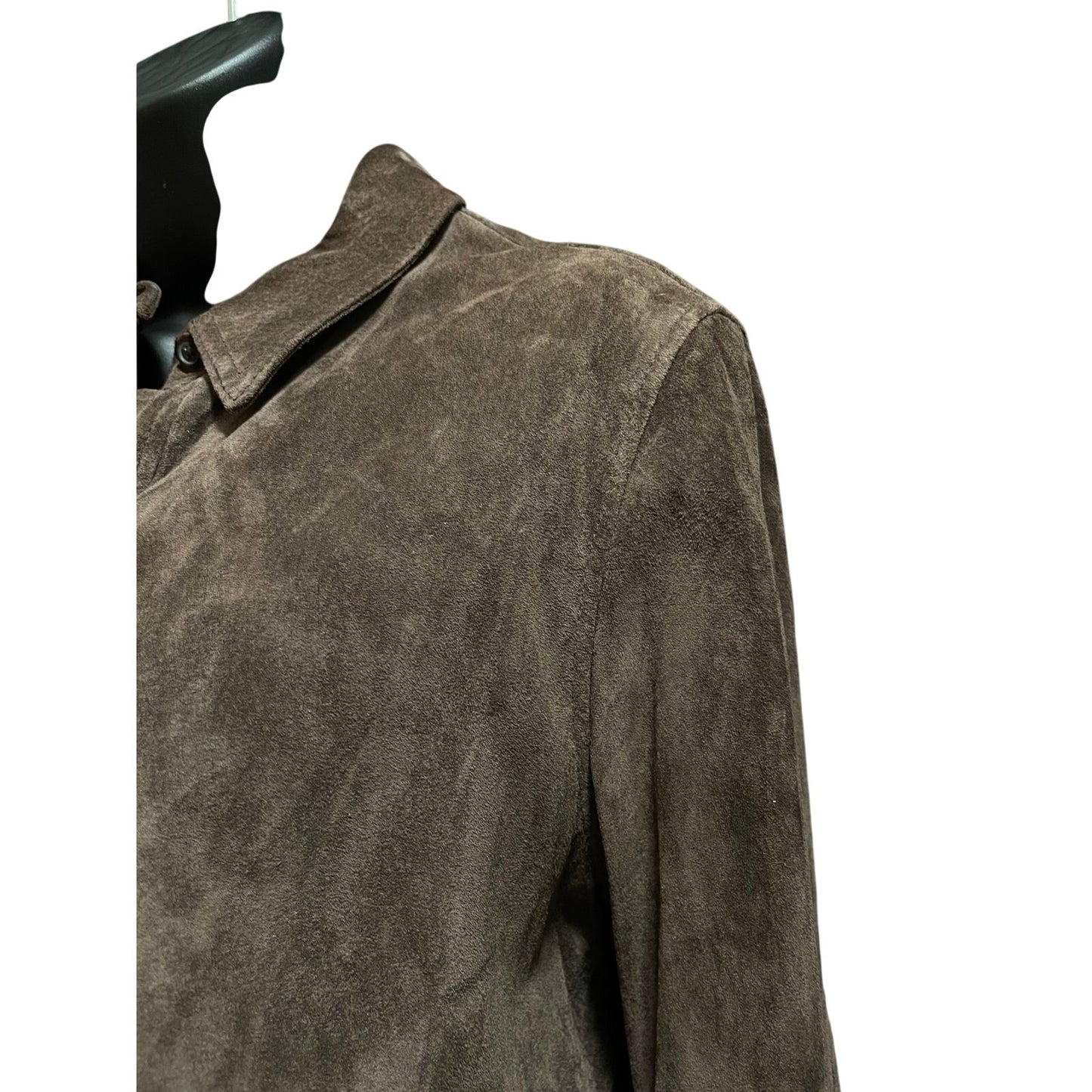 Charter Club 100% Leather - Lined - Shirt Jacket - Size 10