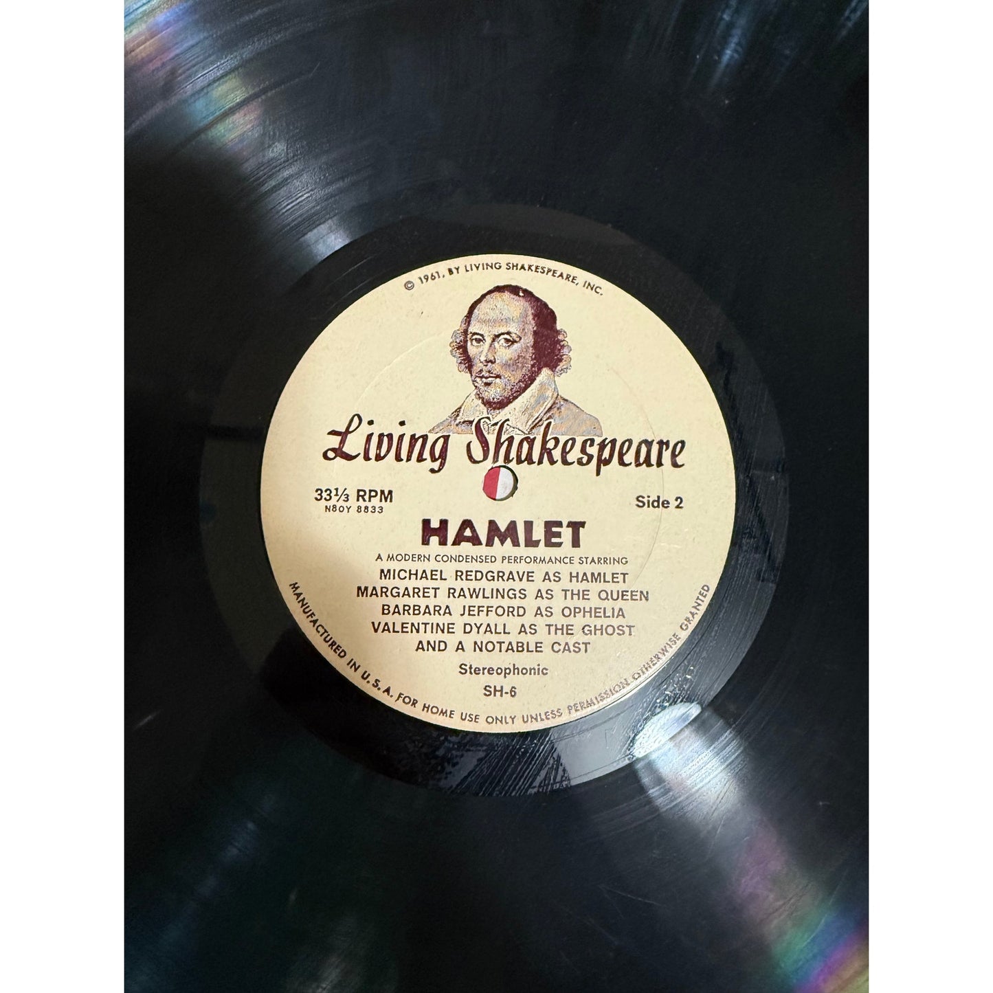 Living Shakespeare - Hamlet - Vinyl LP Record 12" with Booklet