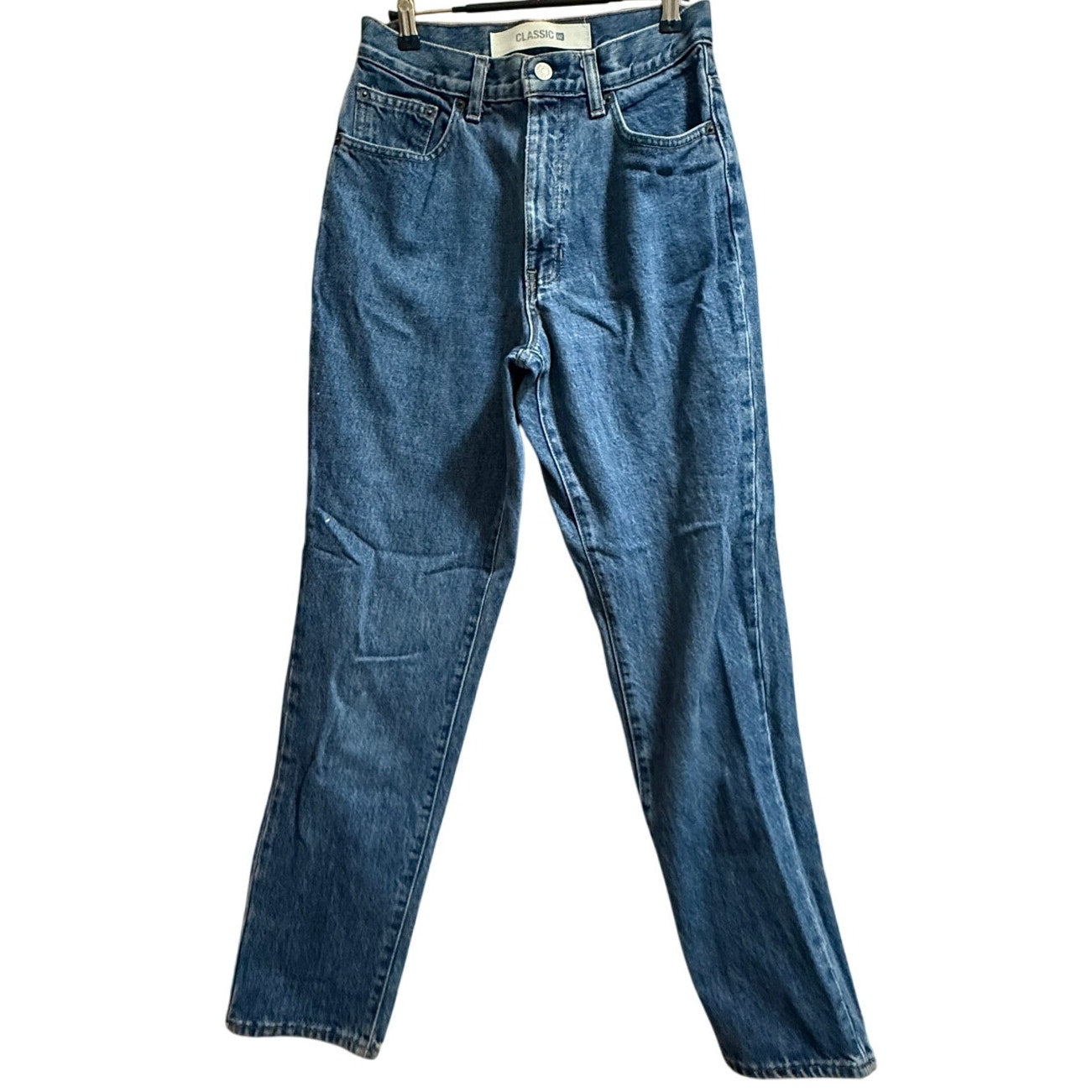 Gap Jeans Size 8R Classic Straight High Rise Medium Wash Blue Denim