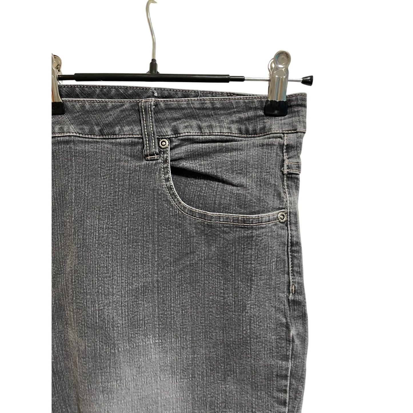 Faded Glory Stretch Women's Size 24 Gray Jeans
